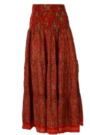 Lang Maxi Nederdel India Red