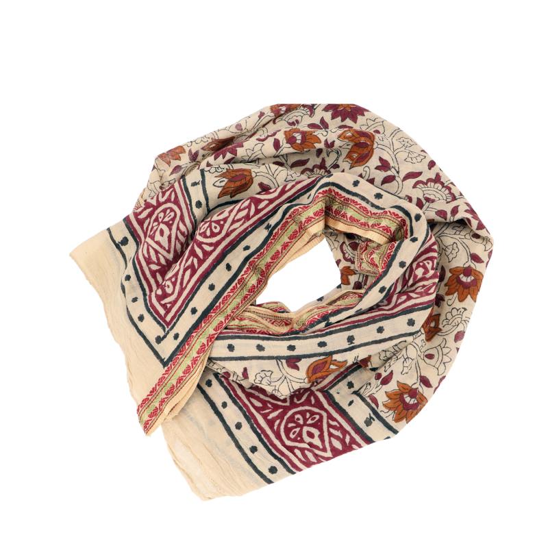 Blockprint Tørklæde - 