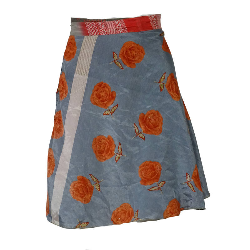 Sari Nederdel Kort Grey n´ Rose