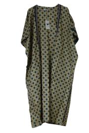 Chaya Kimono Throw Beige n' Blue