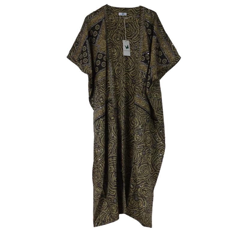 Chaya Kimono Throw Sequin Grey - 