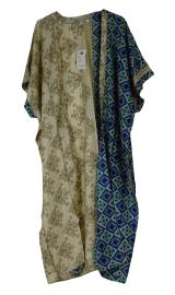 Chaya Kimono Throw Blue n' Beige
