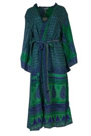 Boho Kimono Purple n' Green