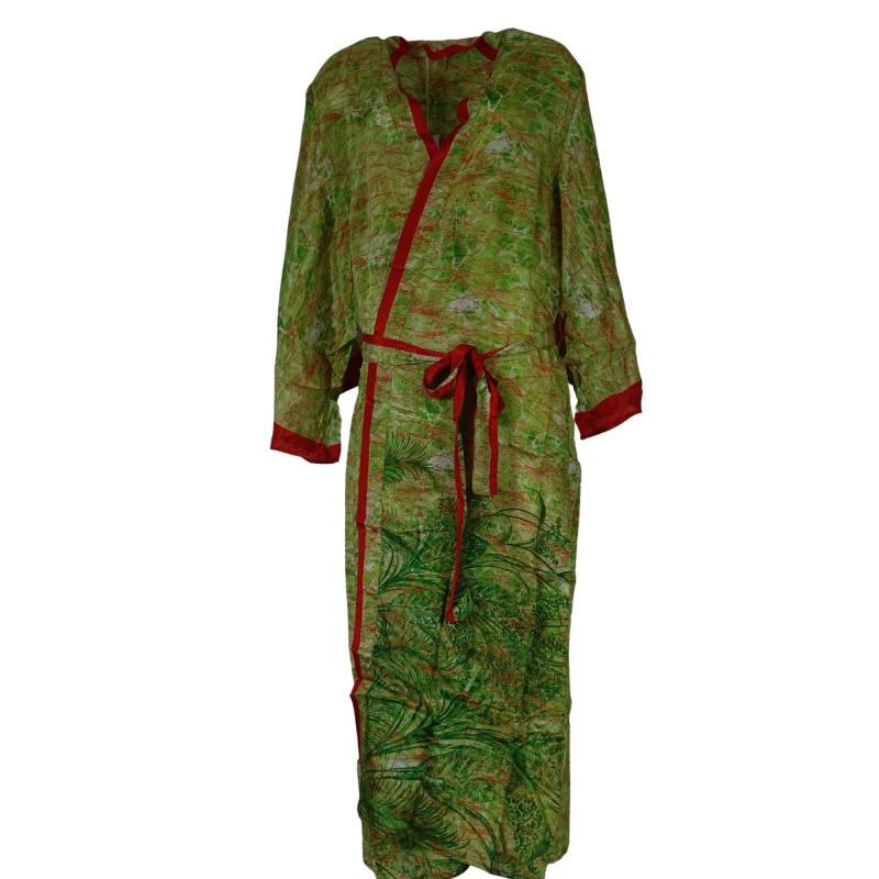 Boho Kimono Green n' Red - 
