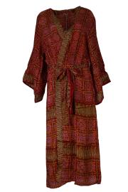 Boho Kimono Red n' Beige