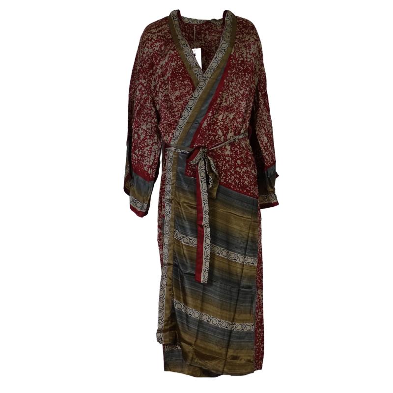 Boho Kimono Wine n' Beige - 