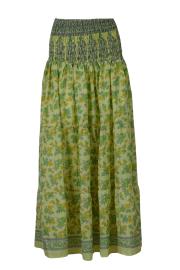 Lang Maxi Nederdel Yellow n' Green