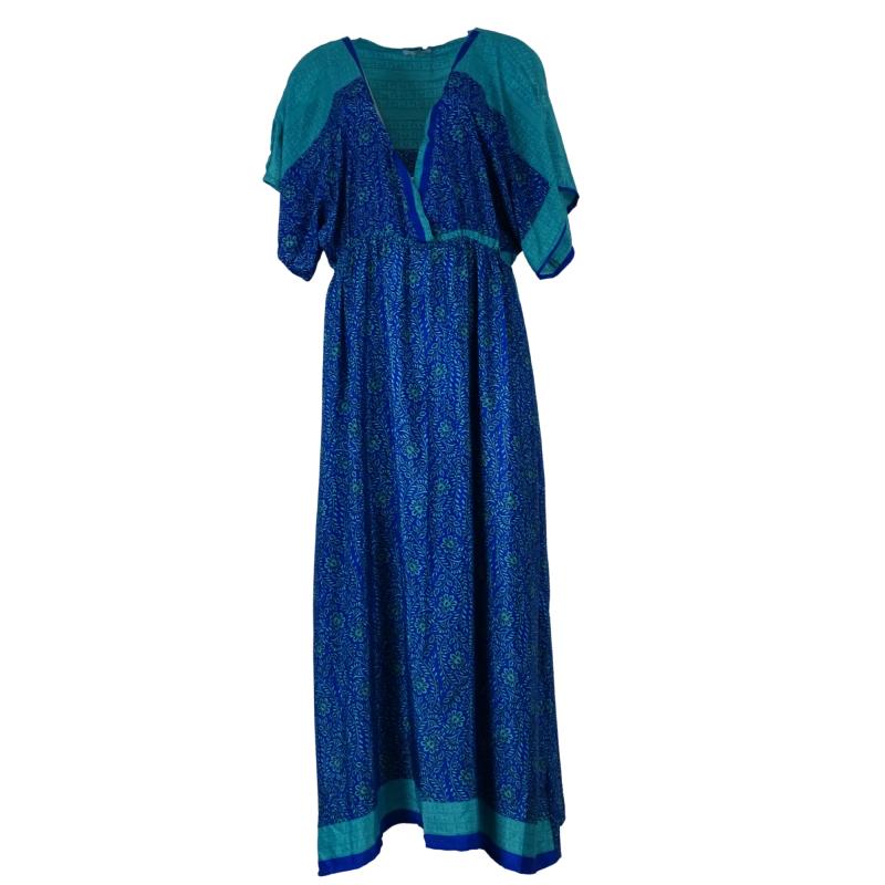 Lavana Kjole India Blue - 