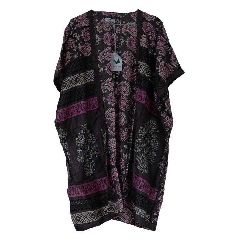 Indali Kort Kimono Dusty Plum - 
