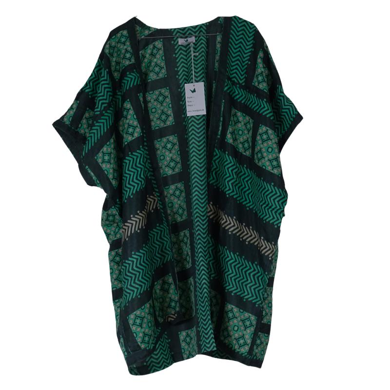 Indali Kort Kimono India Green - 