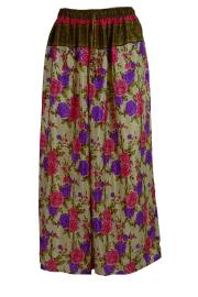 Boho Bukser med Vidde Floral Rose
