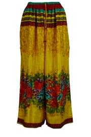 Boho Bukser med Vidde Indian Flowers