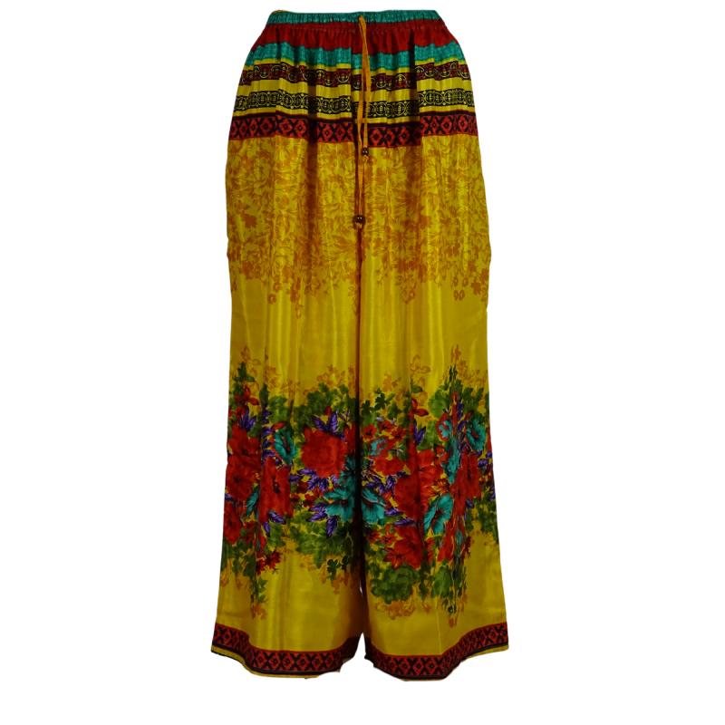 Boho Bukser med Vidde Indian Flowers - 