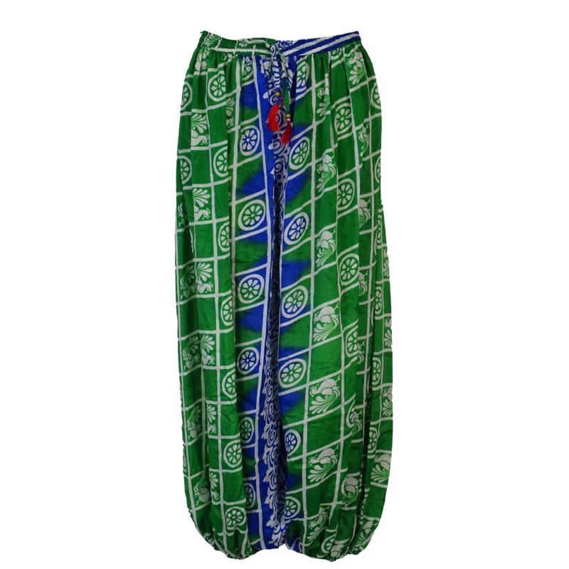 Boho Haremsbukser Classic Blue n' Green - 