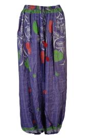 Boho Haremsbukser Classic Purple Flowers