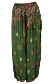 Boho Haremsbukser Classic Leafy Green