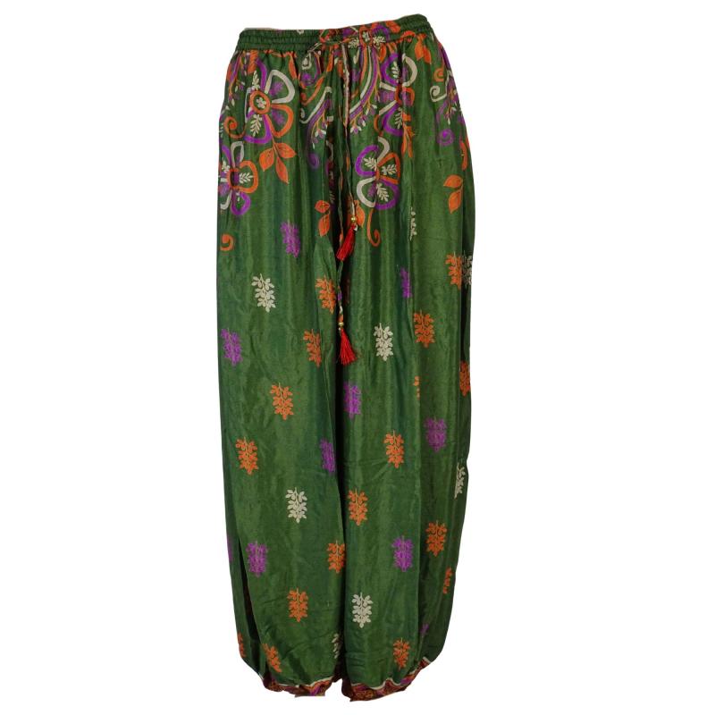 Boho Haremsbukser Classic Leafy Green - 