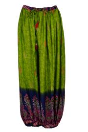 Boho Haremsbukser Classic Green n' Blue