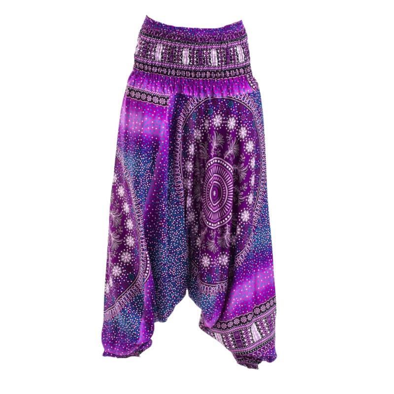 Baggy Haremsbukser Tribal Purple - 