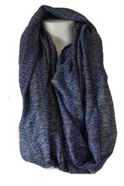 Silketørklæde Sarong Dusty Blue