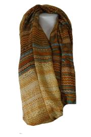 Silketørklæde Sarong Dusty Shades
