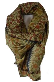Silketørklæde Sarong Brown n' Beige