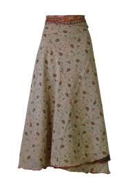 Lang slå-om Nederdel Rose Beige