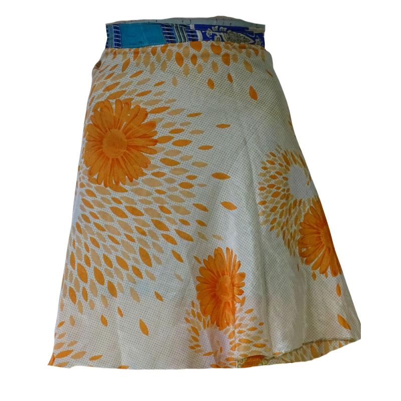 Slå om Nederdel Kort Sunny Flowers - 