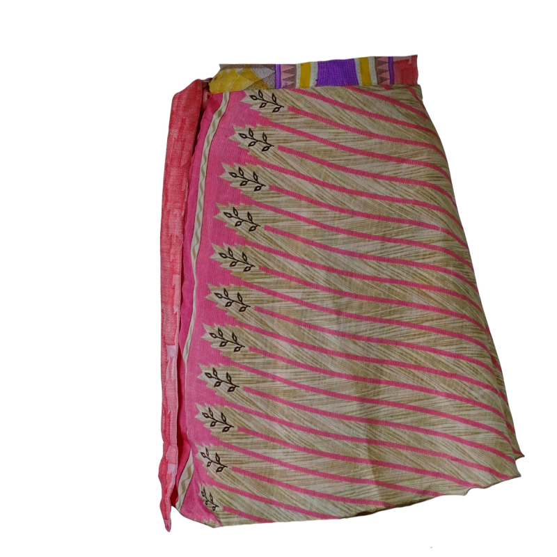 Sari Nederdel Kort Rose n´ Beige