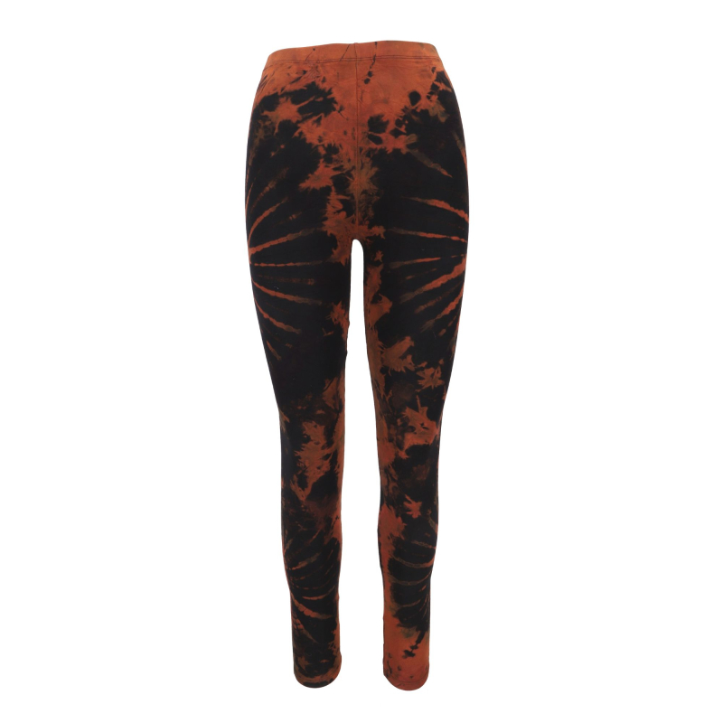 Tie Dye Leggings Rust