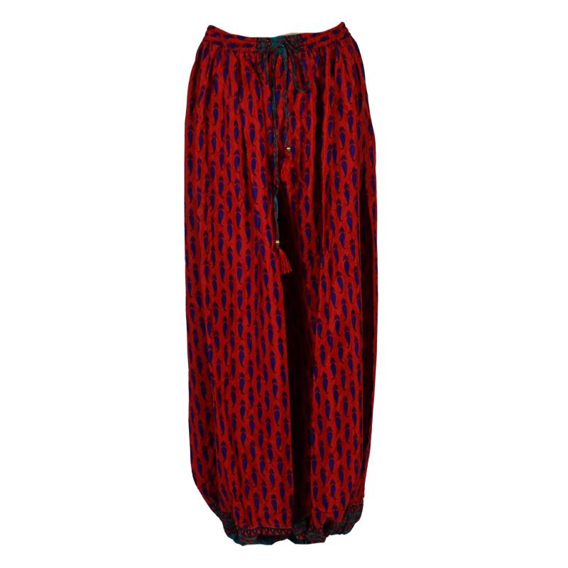 Boho Haremsbukser Classic Purple n' Red - 