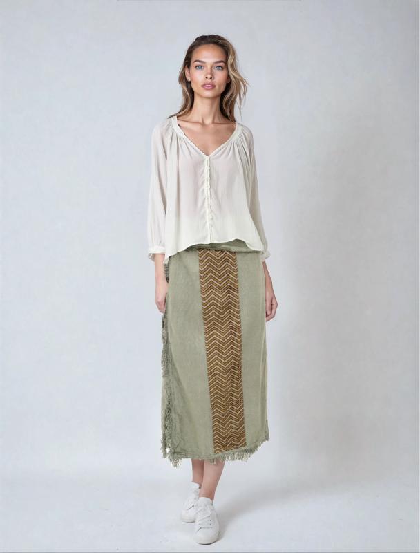 Boho Bluse Creme - 