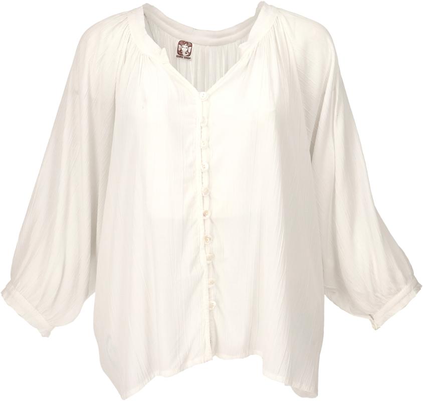 Boho Bluse Creme - 