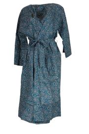 Kimono Blockprint Petrol