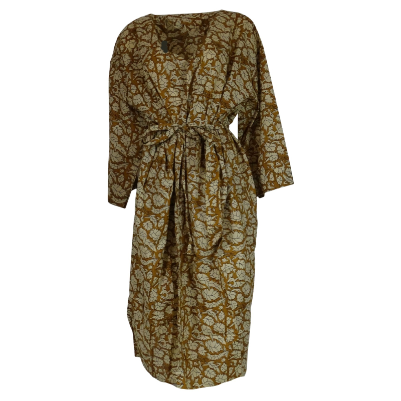 Kimono Blockprint Curry