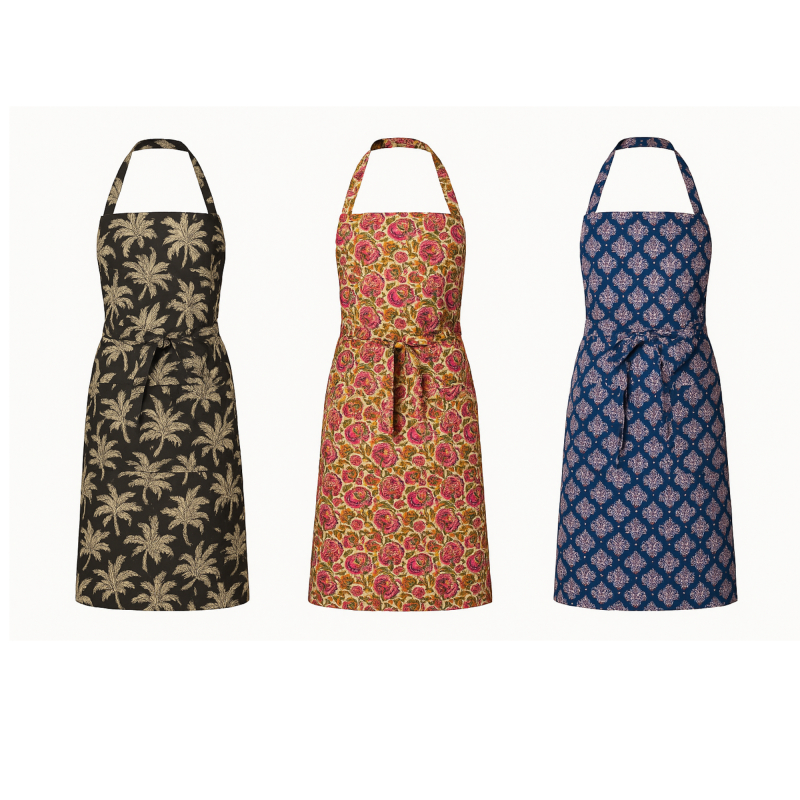 Blockprintet Forklæde