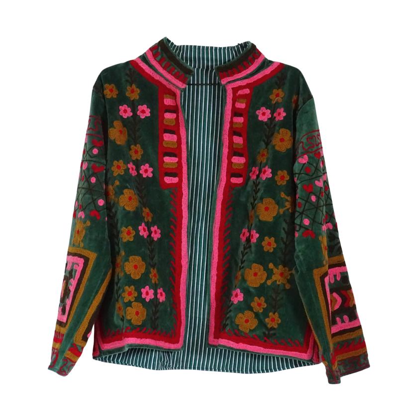 Suzani Jakke Grøn - 
