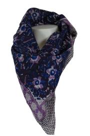 Tørklæde 115x115 Purple