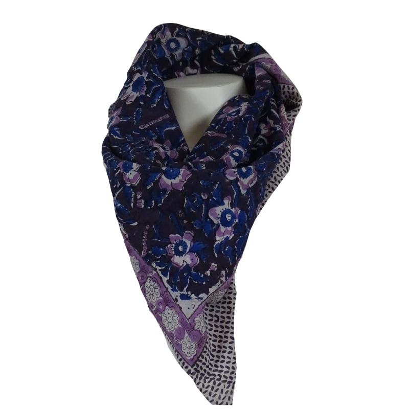 Tørklæde 115x115 Purple - 