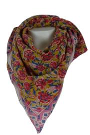 Tørklæde 115x115 Curry Rose