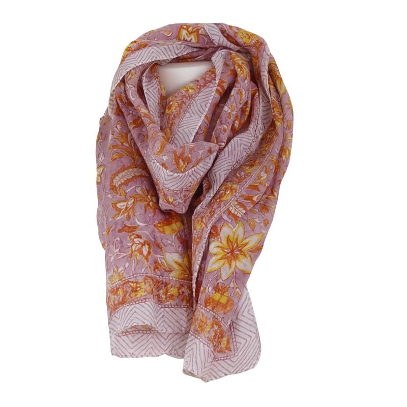 Tørklæde 200 x 55 Rose - 