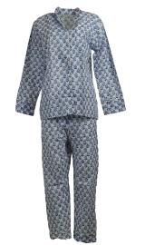 Pyjamas Blockprint Blue Flowers