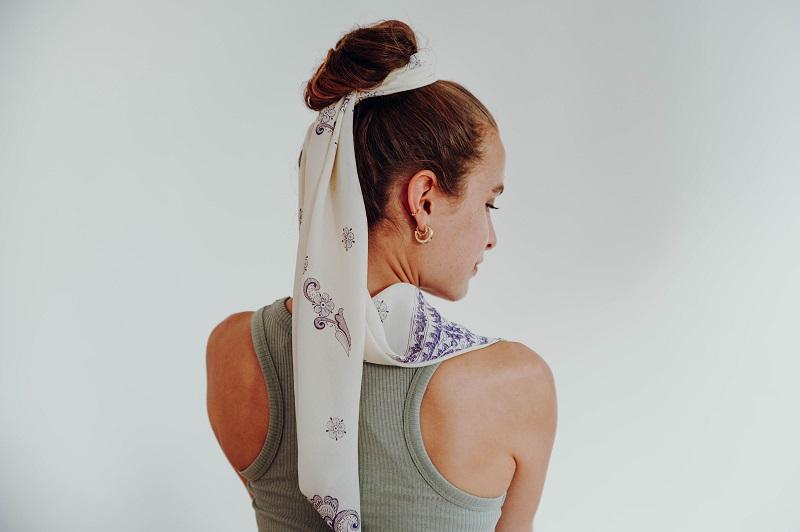 Sari Hårbånd - Lille Tørklæde - 