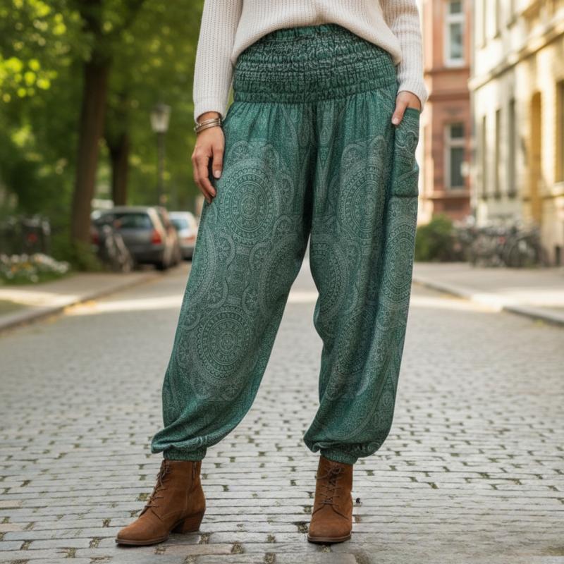 Thai Haremsbukser Grøn - 