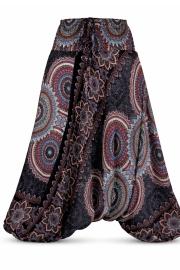 Baggy Haremsbukser Mandala Lilla Rød