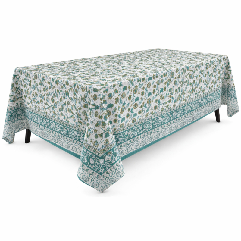 Blockprint Indisk Dug Mint