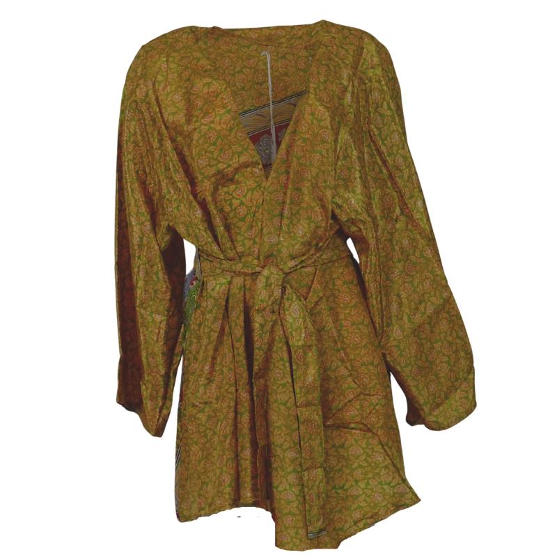 Avani Kimono - Floral Green - 