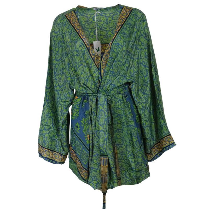 Avani Kimono - Green n' Blue - 