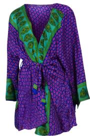 Avani Kimono - Green n' Purple