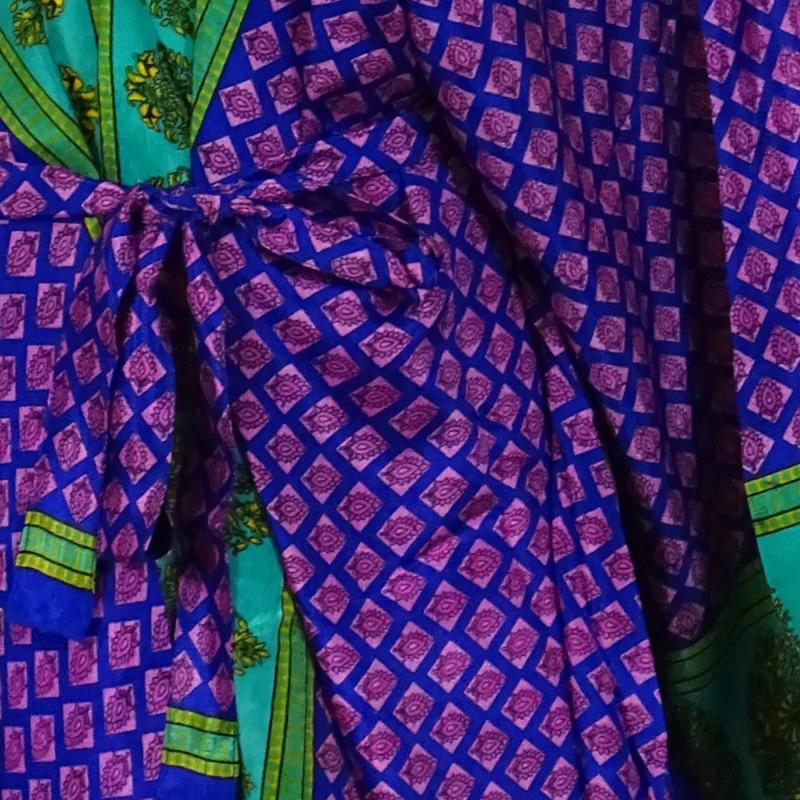 Avani Kimono - Green n' Purple - 